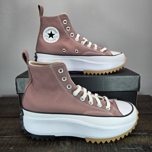 NEW Converse Run Star Hike Platform Womens Size 8.5 Shoes Canvas High A00852C - Picture 1 of 13